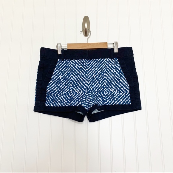J. Crew Size 4 Abstract Diamond Shorts - Picture 1 of 5